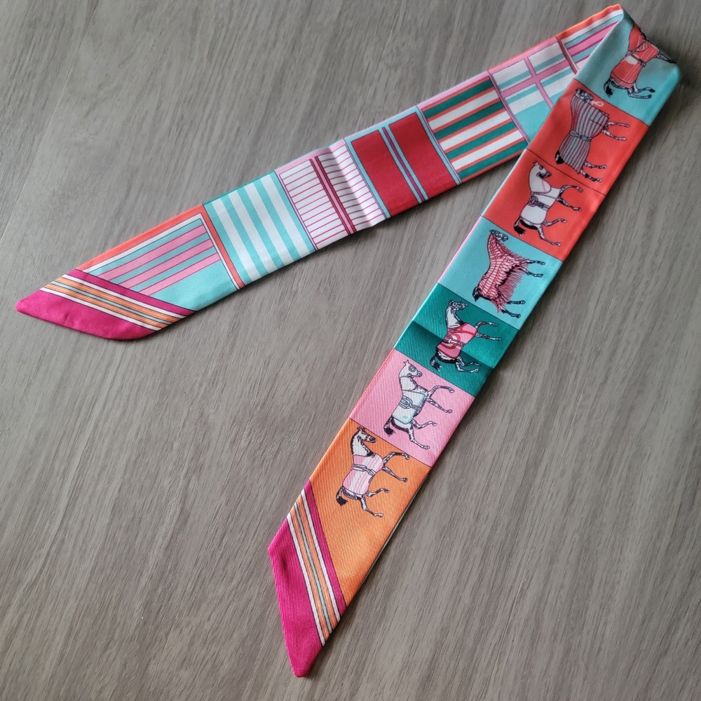 🔴Final Price!! 1pc Bag Twilly, Hair Tie, Scarf, Twilly Scarf Accessory